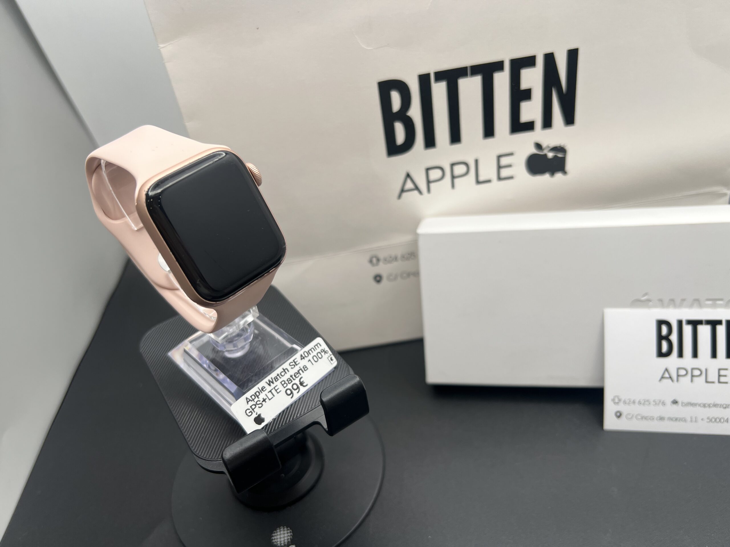Apple Watch SE 40mm GPS + LTE Gold Rose - Batería nueva 100%