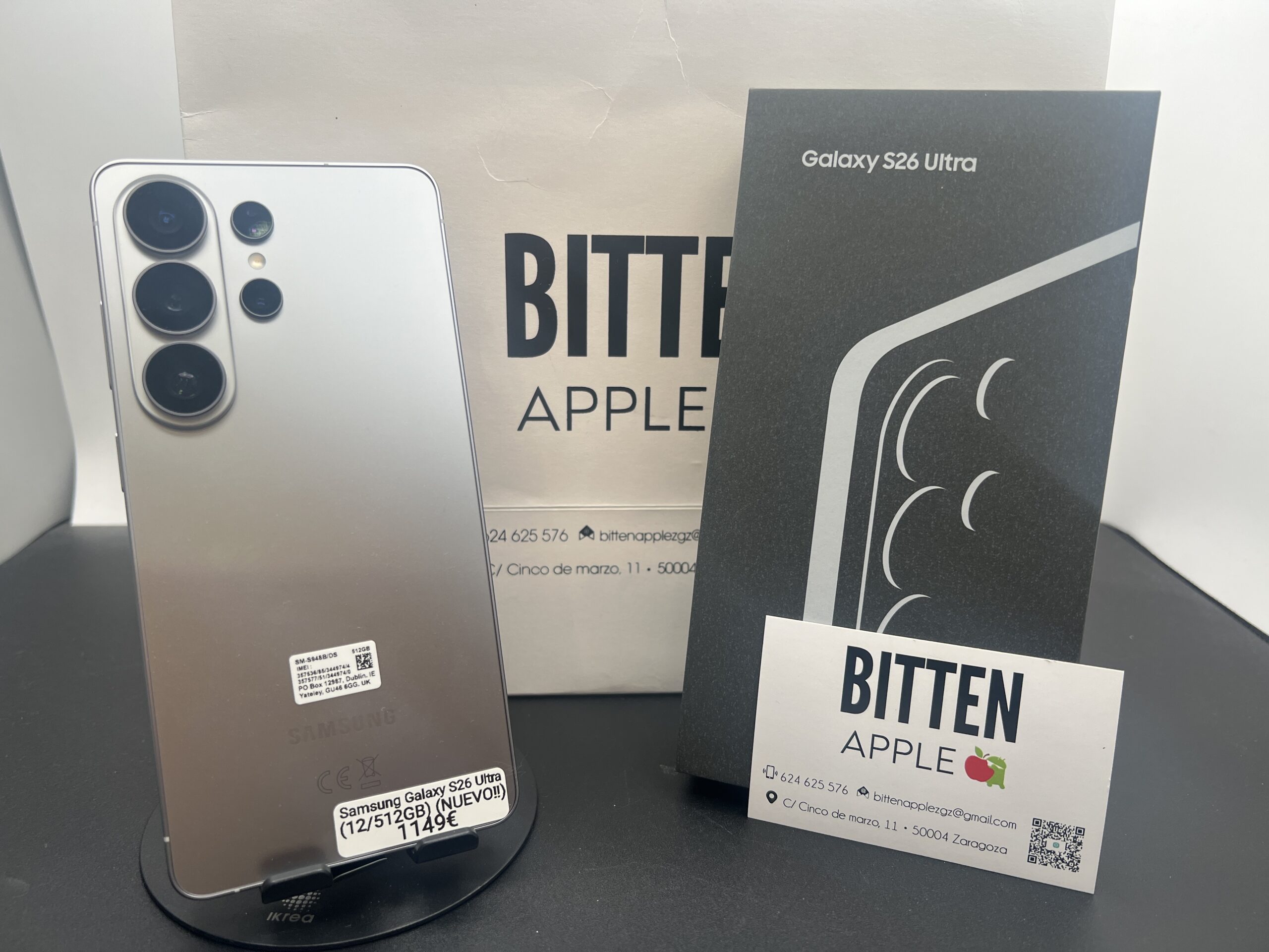 Samsung Galaxy S26 Ultra 512GB Silver - Batería nueva 100%