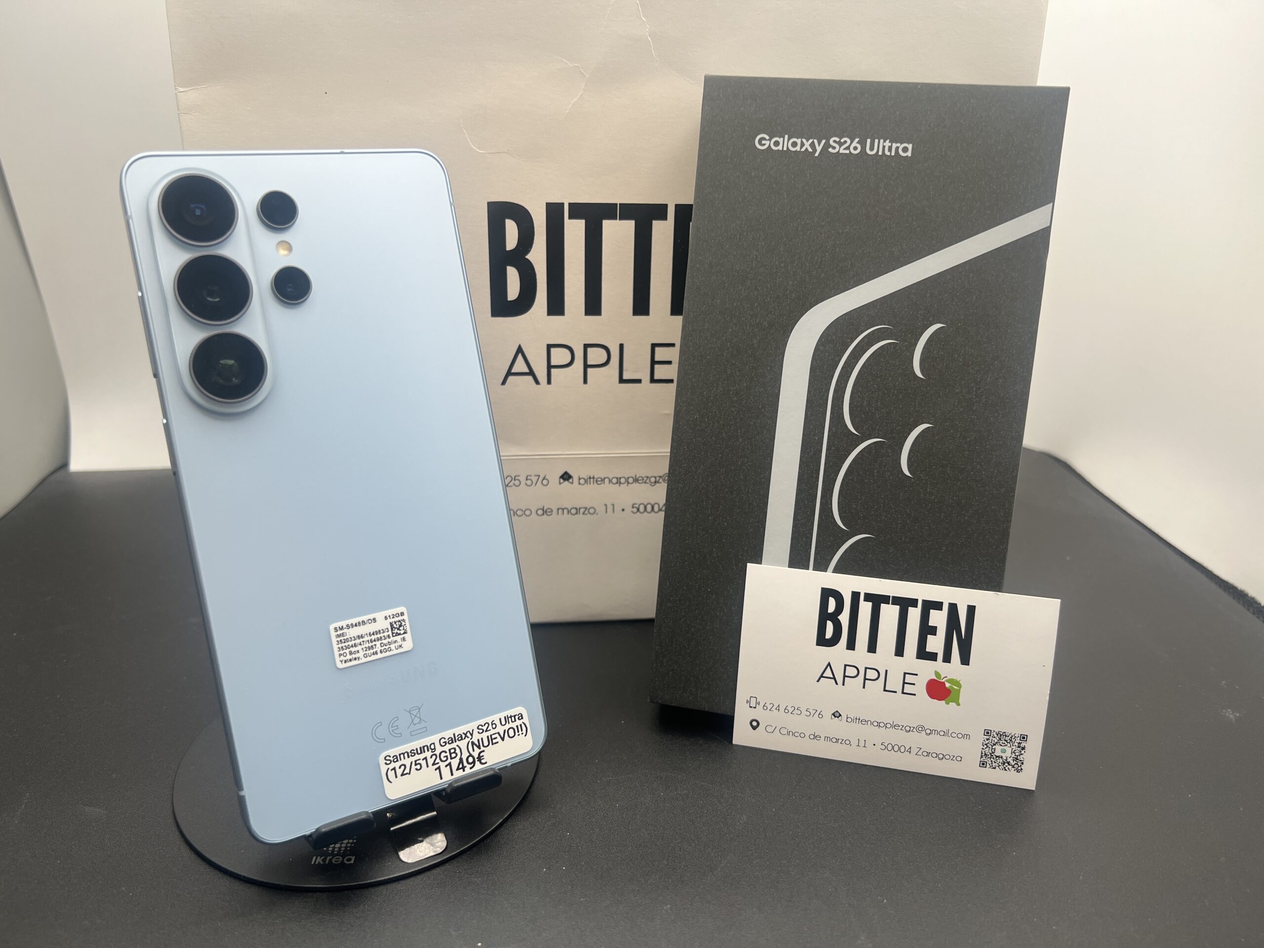 Samsung Galaxy S26 Ultra 512GB Sky Blue - Batería nueva 100%